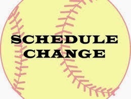 Girl’s Softball Game Change 03/15/2019