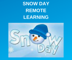 Due To Weather - Remote Learning Day - 02/16/2021